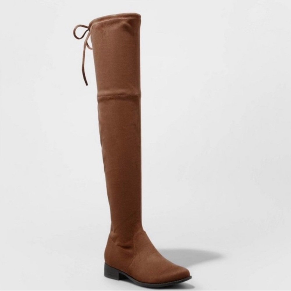 Over the knee boots size 9 Brown Suede